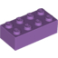 Набор LEGO Brick 2 x 4, Medium Lavender