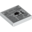Набор LEGO Tile 2 x 2 with Newspaper 'THE LEGO NEWS' Print, Белый