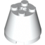 Набор LEGO Cone 3 x 3 x 2, Белый