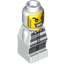 Набор LEGO Microfig City Alarm Thief, Белый