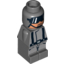 Набор LEGO Microfig Star Wars AT-ST Pilot, Темный сине-серый