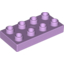 Набор LEGO Plate 2 x 4, Lavender