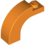 Набор LEGO Brick Arch 1 x 3 x 2 Curved Top, Оранжевый