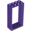 Набор LEGO Door Frame 2 x 4 x 6, Темно-фиолетовый