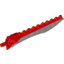 Набор LEGO Technic Sword 11.5L with Sawtooth Back with Flat Silver Blade, Красный