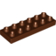 Набор LEGO Duplo, Plate 2 x 6, Красно-коричневый