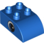Набор LEGO Duplo Brick 2 x 3 with Curved Top and Eye Print on Both Sides, Голубой