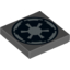 Набор LEGO Tile 2 x 2 with SW Imperial Logo Print, Темный сине-серый
