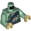 Набор LEGO Torso Camouflage with Weapon and Ammunition Belts Print / Sand Green Arms / Tan Hands, Sand Green