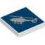 Набор LEGO Tile 2 x 2 with Helicopter Print, Белый
