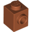Набор LEGO Brick Special 1 x 1 with Stud on 1 Side, Темно-оранжевый