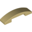 Набор LEGO Slope Curved 4 x 1 Double No Studs, Tan