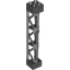 Набор LEGO Support 2 x 2 x 10 Girder Triangular Vertical - Type 4 - 3 Posts, 3 Sections, Черный