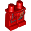 Набор LEGO Legs and Hips with Ninja Robes and Gold Fireball Print, Красный