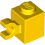 Набор LEGO Brick Special 1 x 1 with Clip Horizontal, Желтый