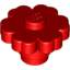Набор LEGO Plant Flower 2 x 2 - Rounded Solid Stud, Красный