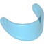 Набор LEGO Minifig Visor For Standard Helmet, Trans-Dark Blue