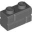 Набор LEGO Brick Special 1 x 2 with Masonry Brick Profile, Темный сине-серый
