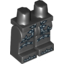 Набор LEGO Legs and Hips with Silver Armour Print, Черный