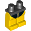 Набор LEGO Legs and Black Hips with Black Short Swimsuit Print, Желтый
