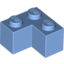 Набор LEGO Brick 2 x 2 Corner, Medium Blue