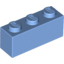 Набор LEGO Brick 1 x 3, Medium Blue