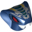 Набор LEGO Minifig Head Modified Snake with Light Bluish Gray and Yellow Scales Print (Mezmo), Темно-синий