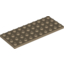 Набор LEGO Plate 4 x 10, Dark Tan