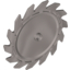 Набор LEGO Technic Circular Saw Blade 9 x 9 with Pin Hole, Flat Silver