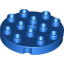 Набор LEGO Duplo, Plate Round 4 x 4, Голубой