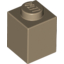 Набор LEGO Brick 1 x 1, Dark Tan
