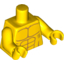 Набор LEGO Torso Bare Chest with Muscles and Ribs Outline Print / Yellow Arms / Yellow Hands, Желтый