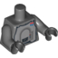 Набор LEGO Torso SW Imperial Officer 3 Print (Hoth) / Dark Bluish Gray Arms / Black Hands, Темный сине-серый