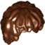Набор LEGO Minifig Hair Tousled, Красно-коричневый
