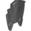 Набор LEGO Minifig Shield Broad with Spiked Bottom and Cutout Corner, Pearl Dark Gray