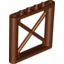 Набор LEGO Support 1 x 6 x 5 Girder Rectangular, Красно-коричневый