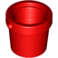 Набор LEGO Bucket 1 x 1 x 1, Красный