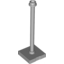 Набор LEGO Tile Special 2 x 2 with Bar and Stud with Stop Ring, Светлый сине-серый