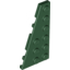 Набор LEGO Wedge Plate 6 x 3 Left, Темно-зеленый