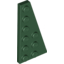 Набор LEGO Wedge Plate 6 x 3 Right, Темно-зеленый