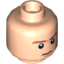 Набор LEGO Minifig Head with LOTR Frowning / Scared 2-Sided Print [Hollow Stud], Light Flesh