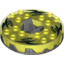 Набор LEGO Turntable 6 x 6 Round Pearl Dark Gray Base Serrated with Trans-Neon Green Top and Green with Red Spots Print (Ninjago Spinner), Trans-Neon Green