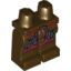 Набор LEGO Legs and Hips with Leather Armour Print [Uruk-Hai], Темно-коричневый