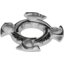 Набор LEGO Ring 4 x 4 with 2 x 2 Hole and 4 Swirl Ends with Black and Silver Print (Ninjago Spinner Crown), Trans-Clear