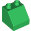 Набор LEGO Slope 2 x 2 Slope 45В°, Зеленый