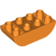 Набор LEGO Brick 2 x 4 Curved Bottom, Оранжевый