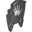 Набор LEGO Minifig Shield Broad with Spiked Bottom and Cutout Corner with Handprint Print, Pearl Dark Gray