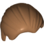 Набор LEGO Minifig Hair Combed Front to Rear, Medium Dark Flesh