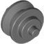 Набор LEGO Wheel Centre Small with Stub Axles (Pulley Wheel), Темный сине-серый
