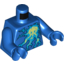 Набор LEGO Torso Ninjago Lightning Energy Print  / Blue Arms / Blue Hands, Голубой